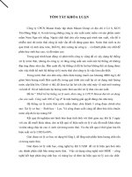 Thiết kế hệ thống xử lý nước thải công ty CPCN masan tái sử dụng cho sản xuất  công suất 300 m3ngày đêm