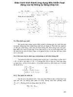 Giáo trình hình thành ứng dụng điều khiển hoạt động của hệ thống tự động khép kín p1 doc