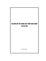 Tạo bước đột phá trong phát triển công nghiệp của Hà Tĩnh