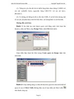 Giáo trình Microsoft Access 2000 phần 3 doc