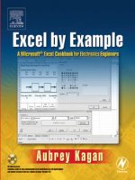 excel by example a microsoft excel cookbook for electronics engineers phần 1 docx