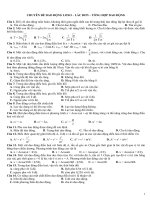 chuyên đề dao động lò xo lắc đơn – tổng hợp dao động