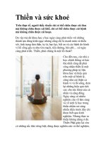 Thiền và sức khoẻ docx