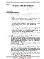 BÀI GIẢNG MÔN THI THIẾT KẾ WEB_1 ppt