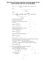 Giáo trình hình thành công thức ứng dụng nguyên lý tích hợp trong điều chỉnh tối ưu của hệ thống p1 ppt