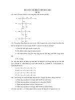 ĐỀ LUYỆN THI ĐH-CĐ MÔN HÓA HỌC ĐỀ 10 ppsx