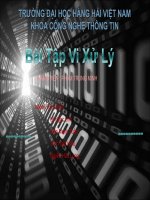 Bài tập vi xử lý potx