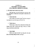 STAAD.PRO 2001 căn bản phân tích cấu trúc và thiết kế xây dựng - Chương 4 potx