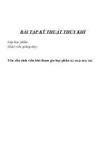 Bài tập thủy khí potx