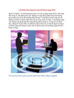 Cải thiện khả năng bảo mật hệ thống mạng Wifi ppt