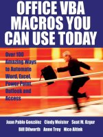 Office VBA Macros You Can Use Today phần 1 docx