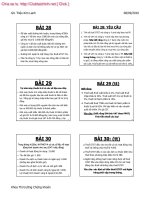 Các bài tập dạng thuế 3 pot