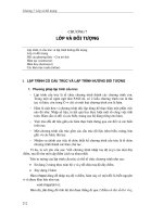 Giáo trình C++_Lớp và đối tượng doc