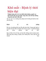 Khô mắt - Bệnh lý thời hiện đại ppsx