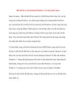 Kết nối từ xa tới desktop Windows 7 từ máy tính Linux potx