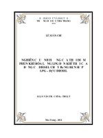 Nghiên cứu ảnh hưởng của thời điểm phun khí hóa lỏng LPG đến thải của động cơ diesel chạy bằng hỗn hợp LPG – dầu diesel
