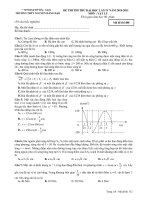 ĐỀ THI THI THỬ ĐẠI HỌC LẦN IV NĂM 2010-2011 MÔN : VẬT LÝ pdf