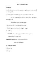 BàI TậP KHOảNG CáCH ppsx