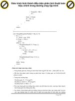 Giáo trình hình thành điều kiện phân tích thuật toán hiệu chỉnh trong đường chạy lập trình p1 ppsx