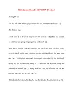 Y học cổ truyền kinh điển - sách Tố Vấn: Thiên hai mươi bảy: LY HỢP CHÂN TÀ LUẬN pot