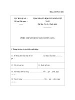 MẪU PHIẾU CHUYỂN HỒ SƠ TÀU CHUYỂN CẢNG ppsx