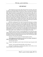 Tiểu luận kinh nghiệm quản trị chất lượng của 1 số nước trên thế giới  vận dụng vào ngành công nghệ thực phẩm ở việt nam