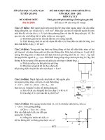 ĐỀ THI CHỌN HỌC SINH GIỎI LỚP 12 NĂM HỌC 2010 - 2011 MÔN VẬT LÝ pps
