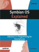 Symbian OS ExplainedEffective C++ Programming for Smartphones phần 1 docx