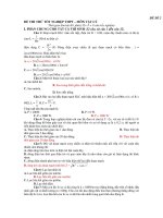 ĐỀ SỐ 2 ĐỀ THI THỬ TỐT NGHIỆP THPT – MÔN VẬT LÝ ppsx