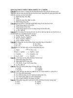 KIM LOẠI PHÂN NHÓM CHÍNH NHÓM I, II VÀ NHÔM pps