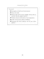 the nordstrom way to Customer Service Excellence phần 3 ppsx