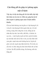 Cân bằng pH da giúp trẻ phòng ngừa một số bệnh docx
