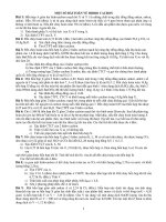 MỘT SỐ BÀI TOÁN VỀ HIDRO CACBON doc