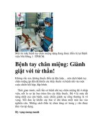 Bệnh tay chân miệng: Giành giật với tử thần! ppsx