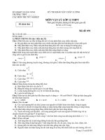 KỲ THI KHẢO SÁT CHẤT LƯỢNG TRƯỜNG THPT docx