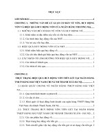 Giải pháp nâng cao hiệu quả huy động vốn tiền gửi tại ngân hàng TMCP hàng hải việt nam chi nhánh thanh xuân – hà nội