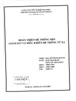 Hoàn thiện hệ thống MPS giám sát và điều khiển hệ thống từ xa