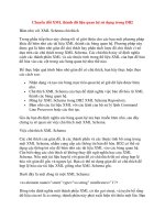 Chuyển đổi XML thành dữ liệu quan hệ sử dụng trong DB2 ppsx