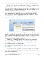 Giáo trình - Tìm hiểu Microsoft Office 2007 - Tập 1 - Lê Văn Hiếu - 3 ppsx