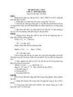 ĐỀ KIỂM TRA 1 TIẾT LỚP 12 - MÔN HOÁ HỌC pptx