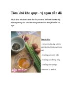 Tôm khô kho quẹt - vị ngon dân dã pdf