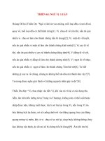 Y học cổ truyền kinh điển - sách Linh Khu: THIÊN 63: NGŨ VỊ LUẬN ppt