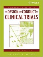 A MANAGER’S GUIDE TO THE DESIGN AND CONDUCT OF CLINICAL TRIALS - PART 1 ppsx