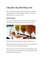 Uống Bia Cũng Phải Đúng Cách potx