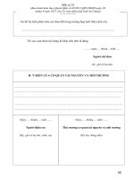 Mẫu Giấy chứng nhận về quyền sử dụng đất của thửa đất doc