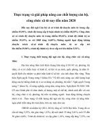 Thực trạng và giải pháp nâng cao chất lượng cán bộ