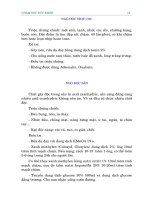 CHĂM SÓC SỨC KHỎE - CHẾ ĐỘ DINH DƯỠNG VÀ CÁC BIẾN CHỨNG BẤT NGỜ - 2 ppt