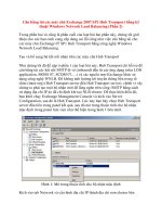 Cân bằng tải các máy chủ Exchange 2007 SP1 Hub Transport bằng kỹ thuật Windows Network Load Balancing (Phần 2) potx