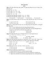 Tuyển tập đề thi trắc nghiệm môn hóa potx