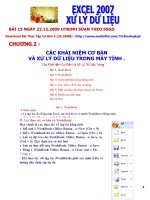 CÁC KHÁI NIỆM CƠ BẢN VÀ XỬ LÝ DỮ LIỆU TRONG MÁY TÍNH pot